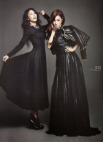 Tiffany SNSD and Bora SISTAR - Harper’s Bazaar Magazine January Issue 2014 (2)